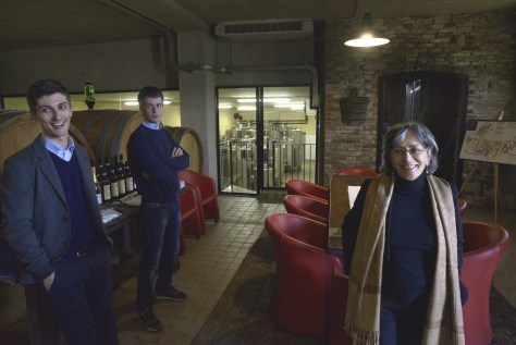 Giovanna Rizzolio and her sons Riccardo and Davide Sobrino. Photo credit - Elisabetta Vacchetto