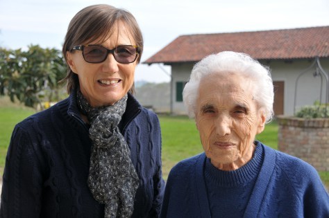 Mariuccia Borio with her late mother, Ermenegilda Gonella. Photo Credit - Franco Bello