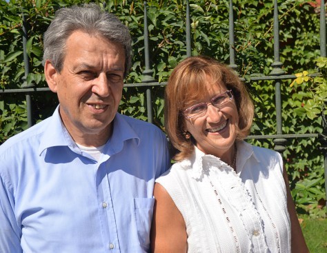 Lucia Monchiero, mother of Francesco and Teresa, nonna of Lucia and Luigi, and her husband Marco. Photo Credit - Pierangelo Vacchetto