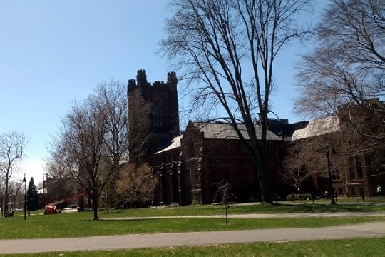 The central quad at Mount Holyoke College.