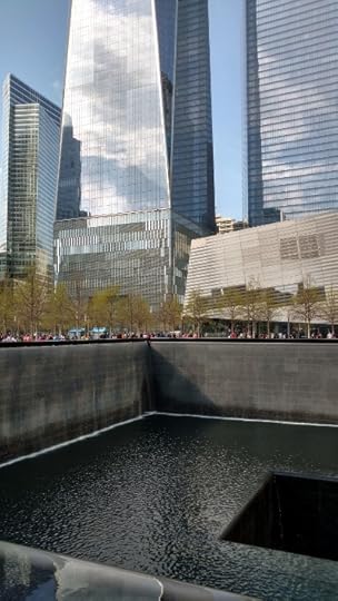 The 9/11 memorial in Lower Manhattan.