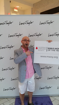 modeling in a cancer survivor fashion show supporting Leukemia & Lymphoma Society
