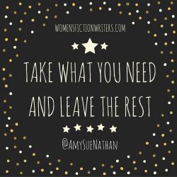 take what you need and leave the rest