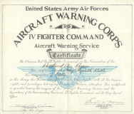 D- AIRCRAFT WARNING CORPS