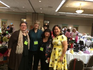 Sheila English, Jocie McKade, Karen Rose and moi!