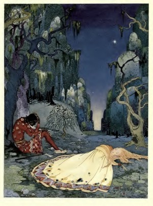 violette in the forest