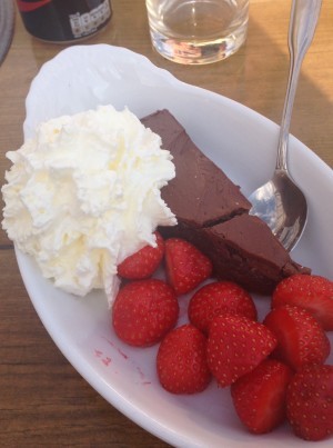 Och sen åt vi chokladtårta och det var en av de bästa dagar jag haft.