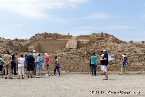 Tour Group at Pachacamac