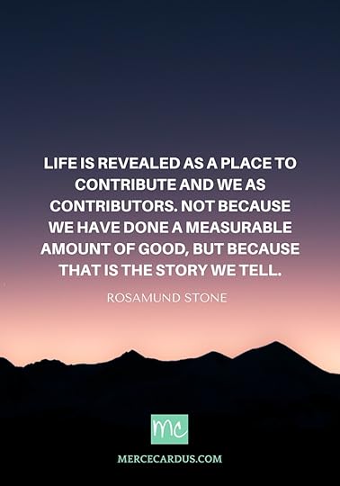 Rosamund stone on possibilities