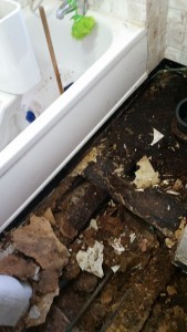 The entire floor was layers of 
