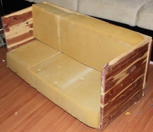 Cut the foam to fit