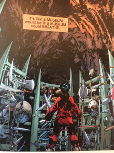 Robin in the Batcave