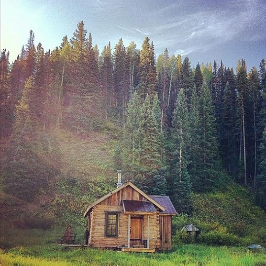 mountain cabin: 