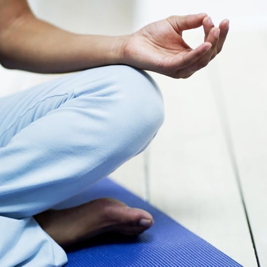 Person Meditating by