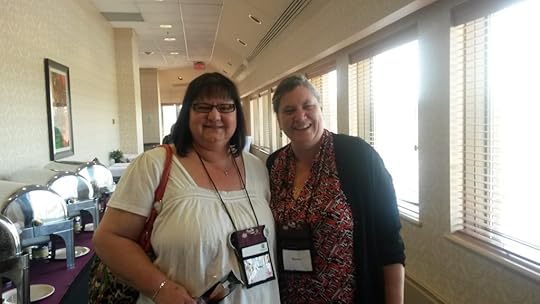 Shirley and Sharon, members of my reader group, at Romancing the Capital