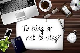 to blog or not to blog