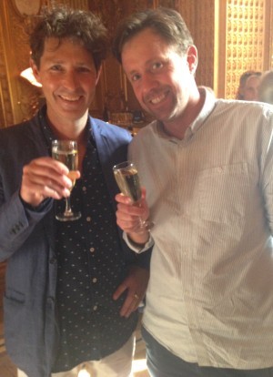 Stefan Ahnhem och Adam Dahlin.