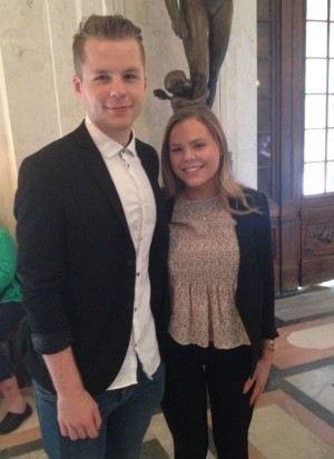 Jonathan Hellberg och Linnea