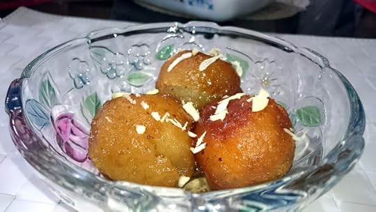 Gulab Jamun with Dark Chocolate Filling