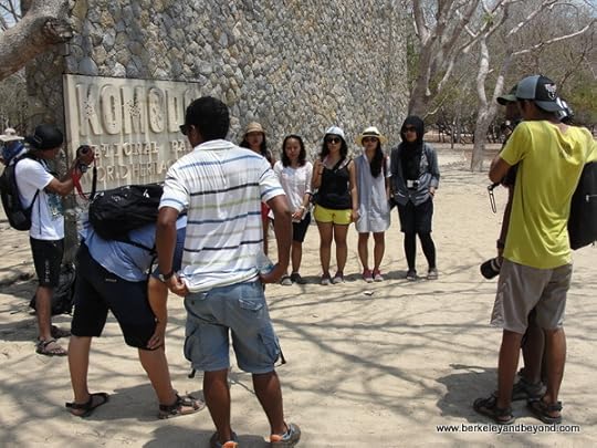 entrance to Komodo Island in Indonesia