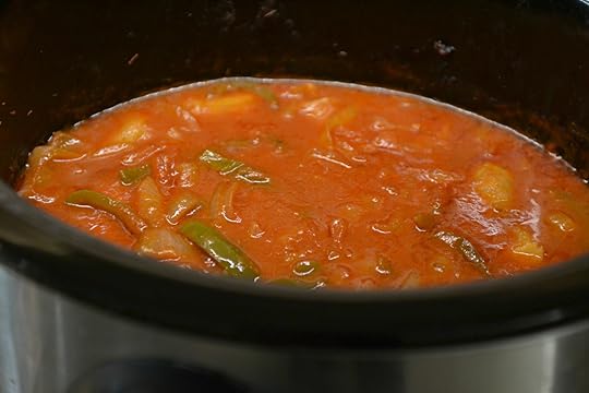 Sausage and Peppers Cooked