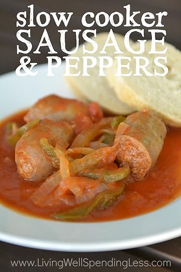 Sausage and Peppers Vertical
