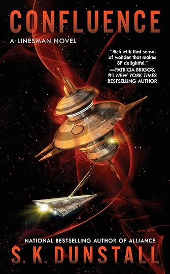 The cover for Confluence. Linesman book three. The book is coming in November.