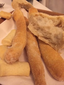 Fresh bread at Al Covo