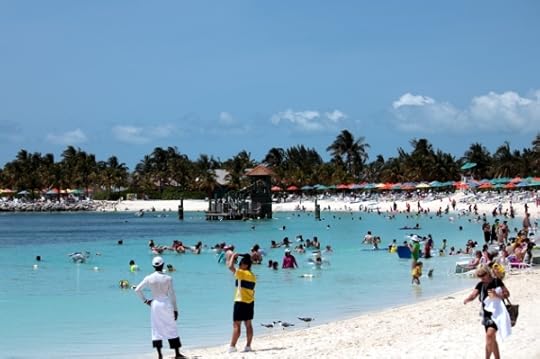 The beach at Castaway Cay.