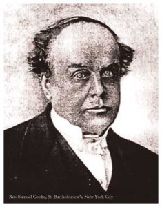 Rev. Samuel Cooke, Rector of St. Bartholomew's (Geneva Hist Soc)