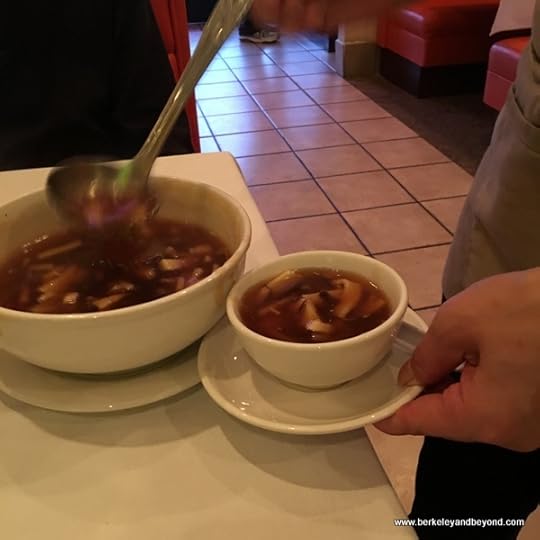 hot & sour soup at Cathay Palisades in Pacific Palisades, California