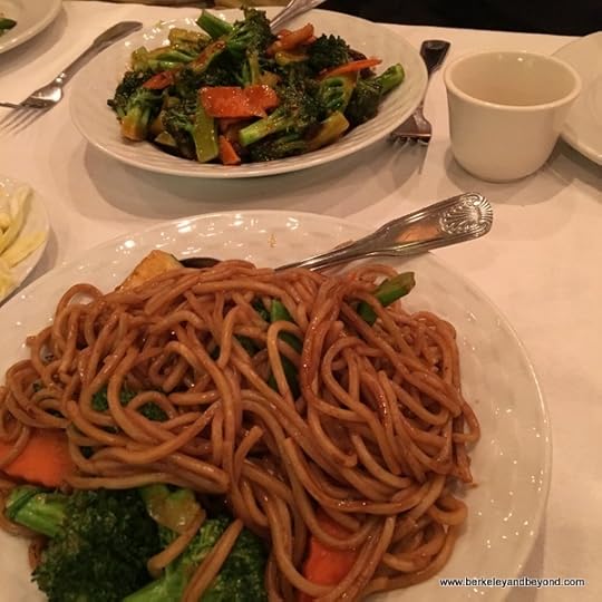 chow mein at Cathay Palisades in Pacific Palisades, California
