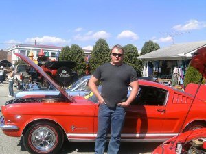 Me with Mustang