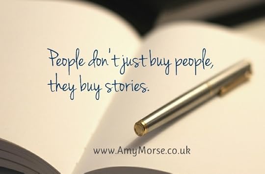 People don't just buy people, they buy stories