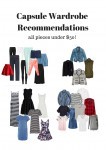 Capsule Wardrobe Recommendations