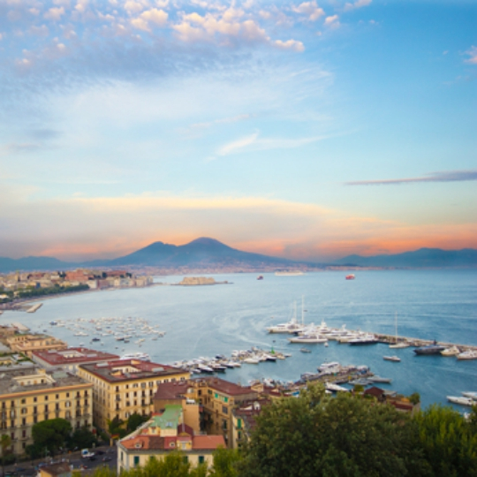 View of Naples from Posillipo, Italy
