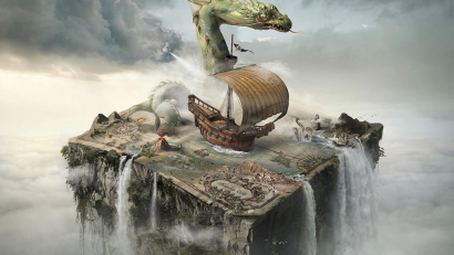 surreal_fantasy_art_boats_maps_digital_art_photo_manipulation_Wallpaper HD_2560x1440_www.paperhi.com