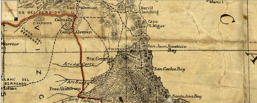 Goldman Peak_Map of Baja 1919