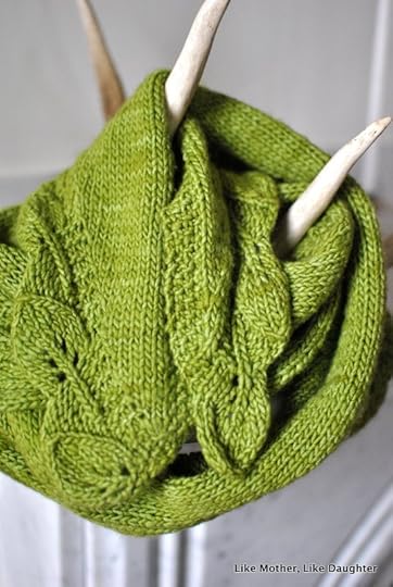 green Saroyan shawl ~ Like Mother, Like Daughter