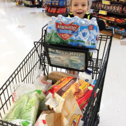 GG May 2 girl and shopping cart