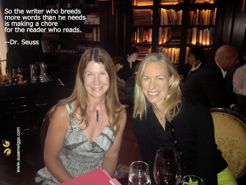 Susan Wiggs and her editor MargaretMarbury