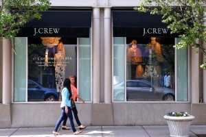 This photo taken May 14, 2014 shows the J. Crew store in the Shadyside section of Pittsburgh. (AP Photo/Gene J. Puskar)