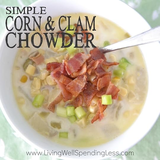 Corn and Clam Chowder Square