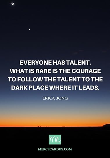 Erica Jong on talent