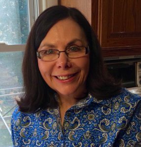 Carrie in Blue Shirt
