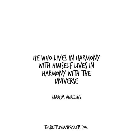 Quotes About Being Happy he who lives in harmony