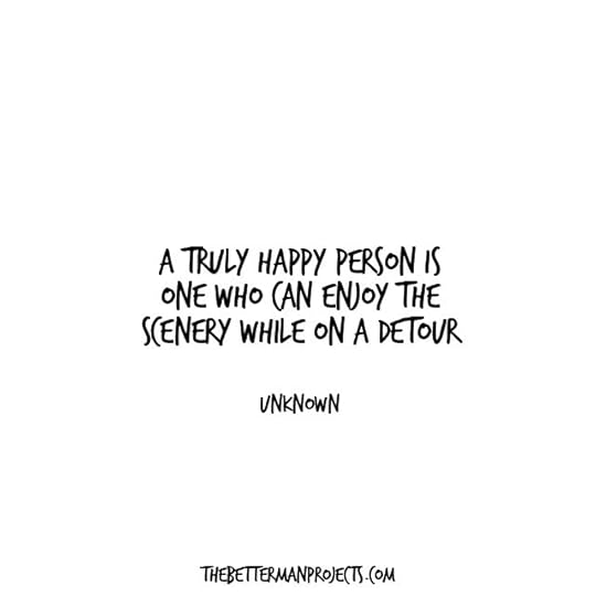 a truly happy person is one who can enjoy