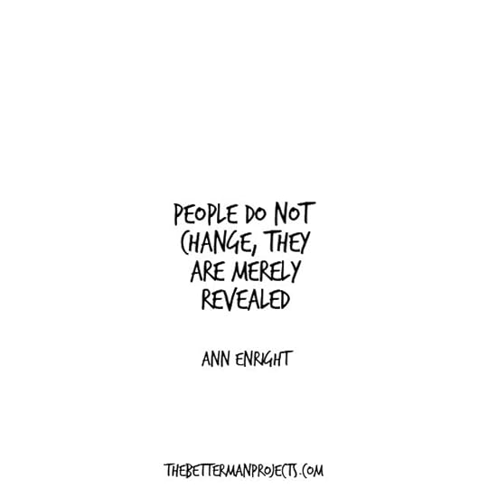 people don't change
