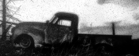 abandoned truck