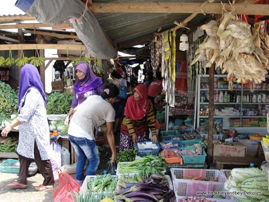 town market in Labuan Bajo on Flores Island in Indonesia